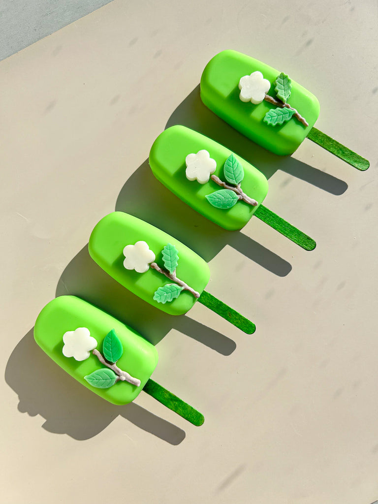 Savon POPSICLE THÉ VERT & NÉROLI | GREEN TEA NEROLI POPSICLE Soap - Kimo Soaps