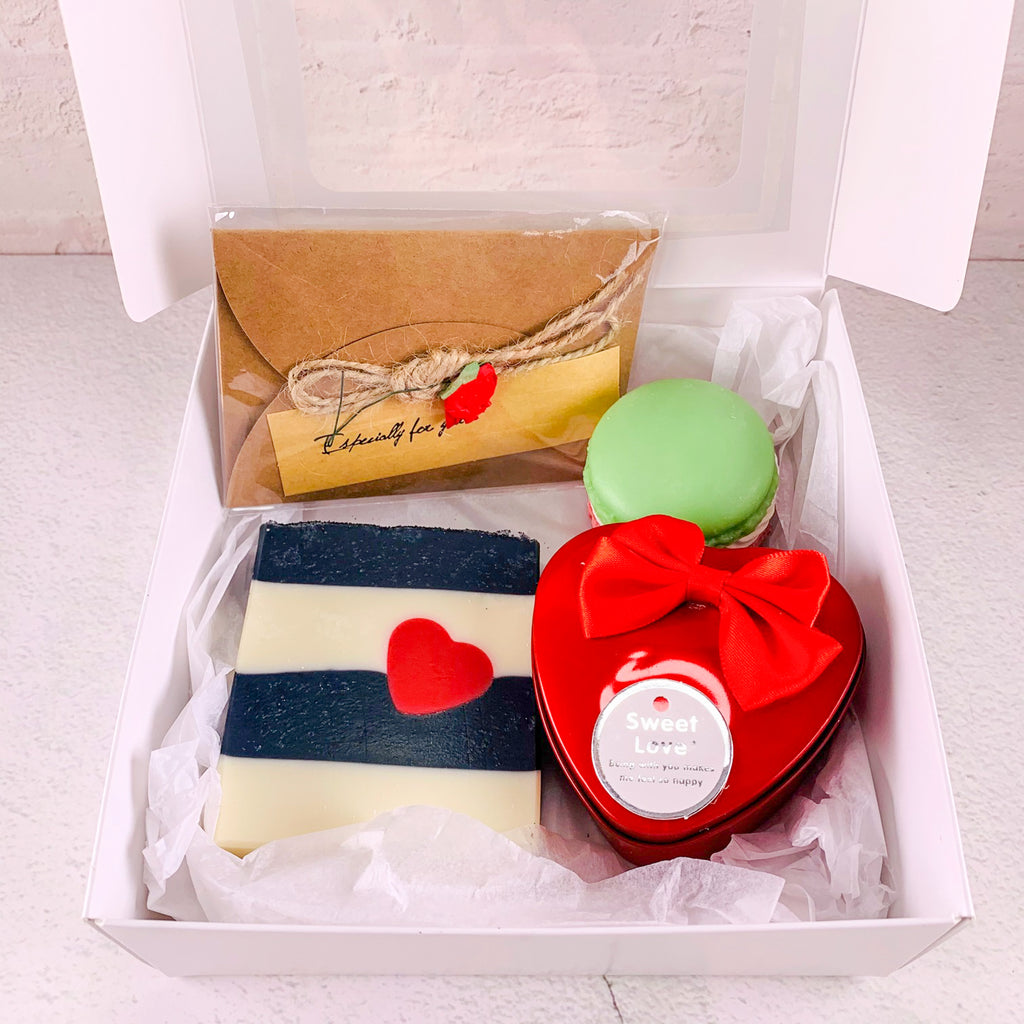 COFFRET CADEAU ST-VALENTIN | VALENTINE GIFT BOX - Kimo Soaps