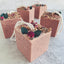 SAVON CUBE ARGILE ROSE & HUILE ESSENTIELLE GÉRANIUM