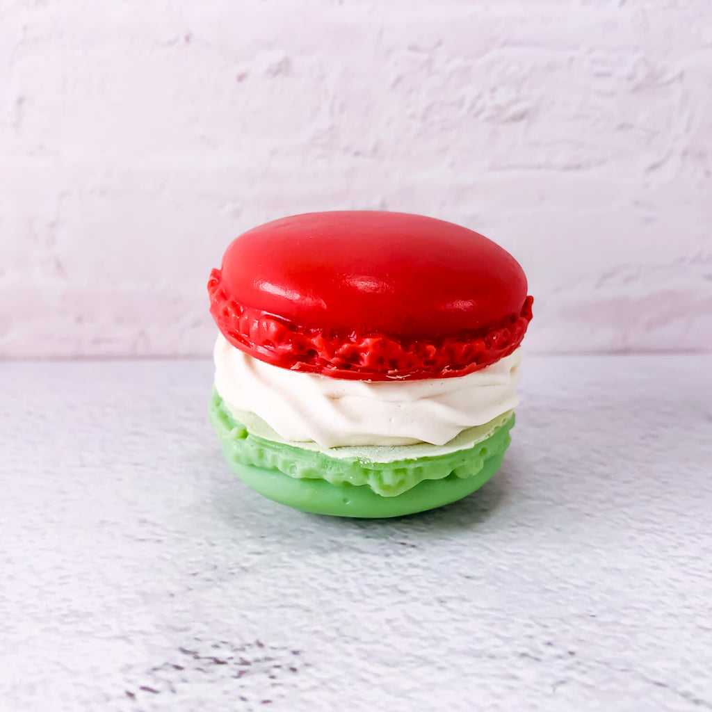 Savon macaron POMME & MELON D'EAU - Kimo Soaps