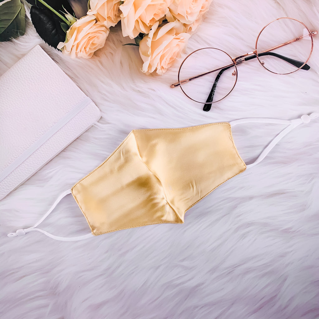 MASQUE DE PROTECTION EN SOIE | SILK FACE MASK PROTECTION - Kimo Soaps