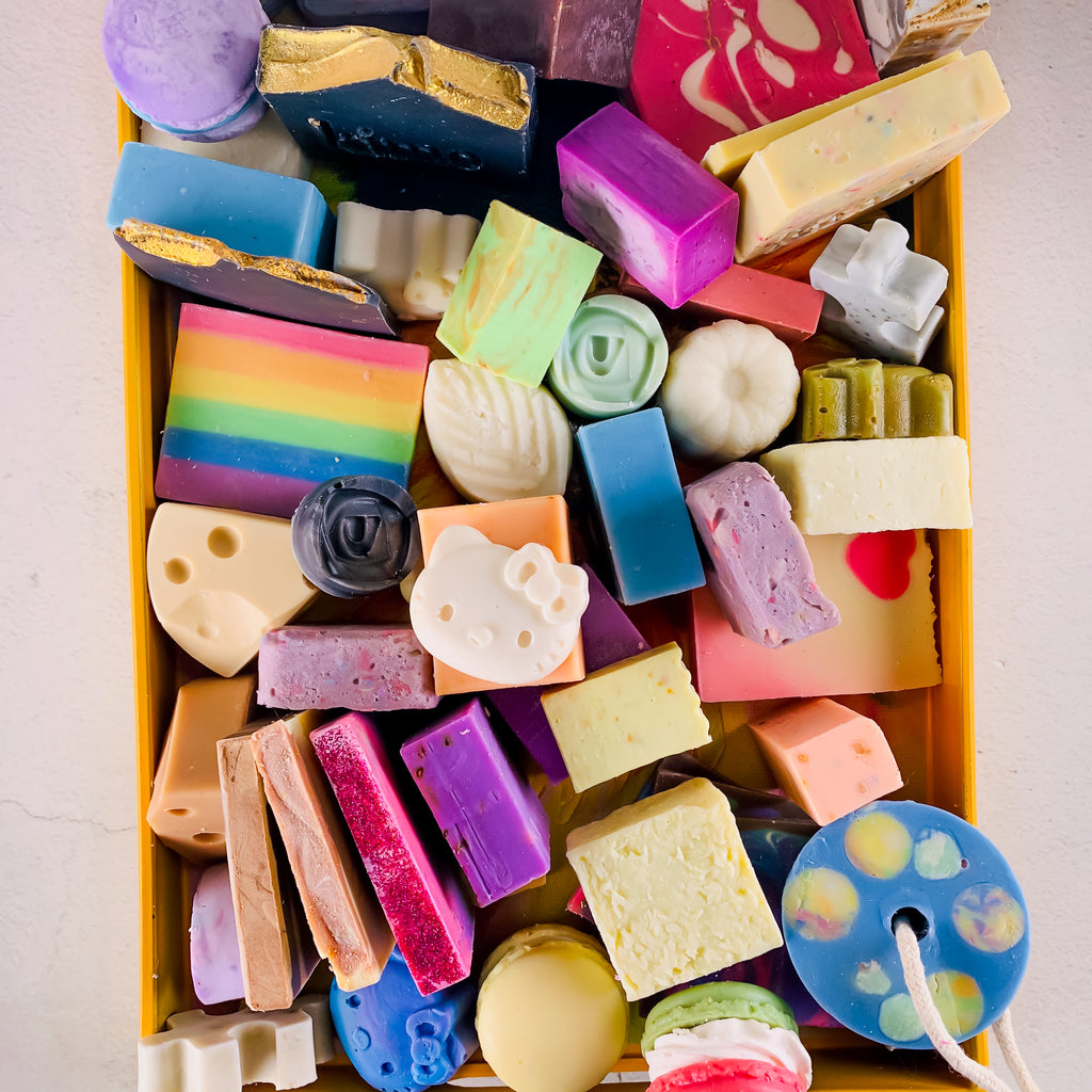 SAC DE 200 G DE SAVONS IMPARFAITS - Kimo Soaps