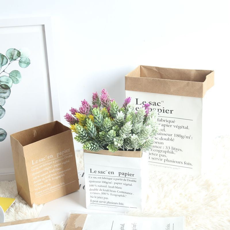 Le Sac en papier Kraft Lavable | Washable Kraft Paper Bag - Kimo Soaps