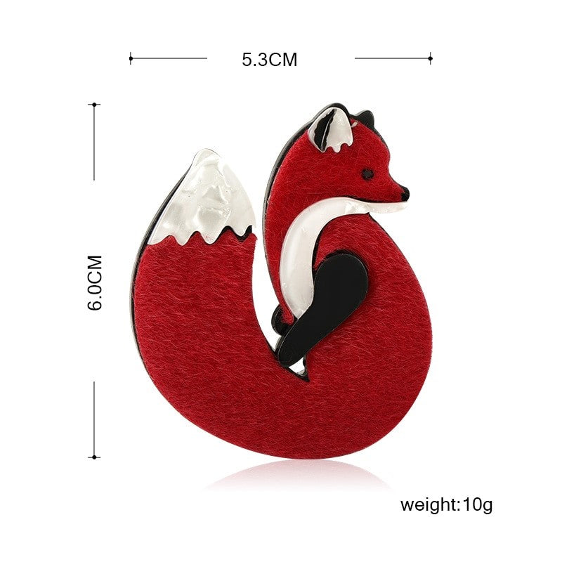 Broche Épingle Renard | Fox Pins Brooch - Kimo Soaps