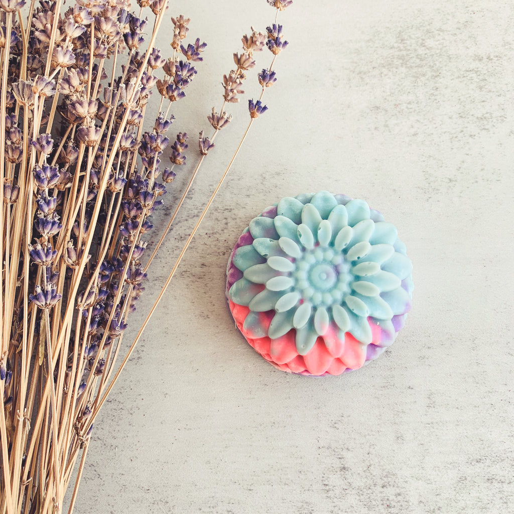 SAVON LUFFA LAVANDE | LOOFAH SOAP LAVENDER - Kimo Soaps