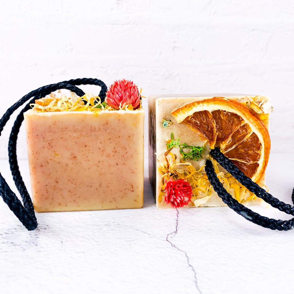 Savon Cube aux Carottes & Curcuma | Carrot & Turmeric Soap - Kimo Soaps