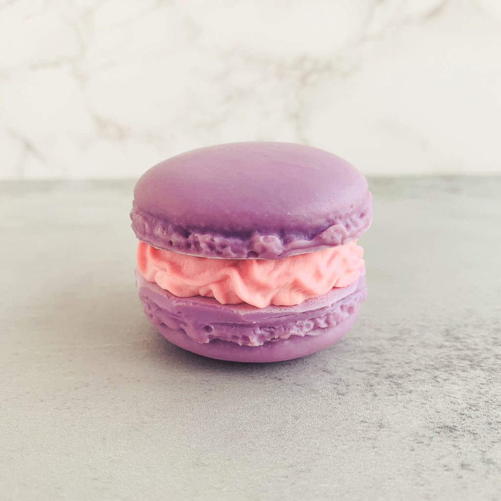 Savon Macaron LAVANDE | LAVENDER Macaroon Soap - Kimo Soaps