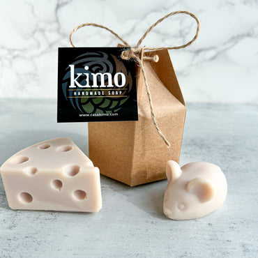 Savon FROMAGE & SOURIS DISPONIBLE - Kimo Soaps