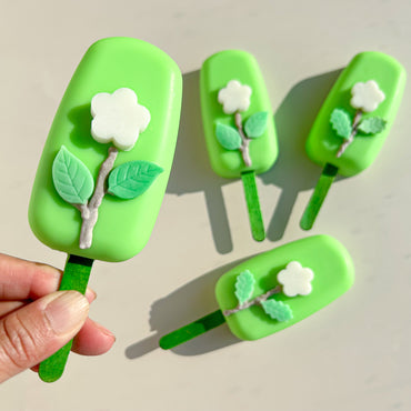 Savon POPSICLE THÉ VERT & NÉROLI | GREEN TEA NEROLI POPSICLE Soap - Kimo Soaps