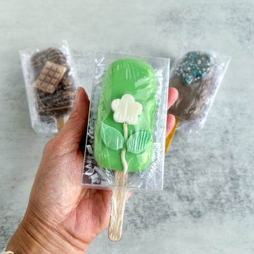 Savon POPSICLE THÉ VERT & NÉROLI | GREEN TEA NEROLI POPSICLE Soap - Kimo Soaps