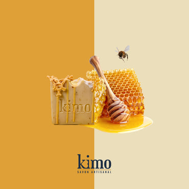 Savon MIEL & AVOINE | HONEY & OATS Soap - Kimo Soaps