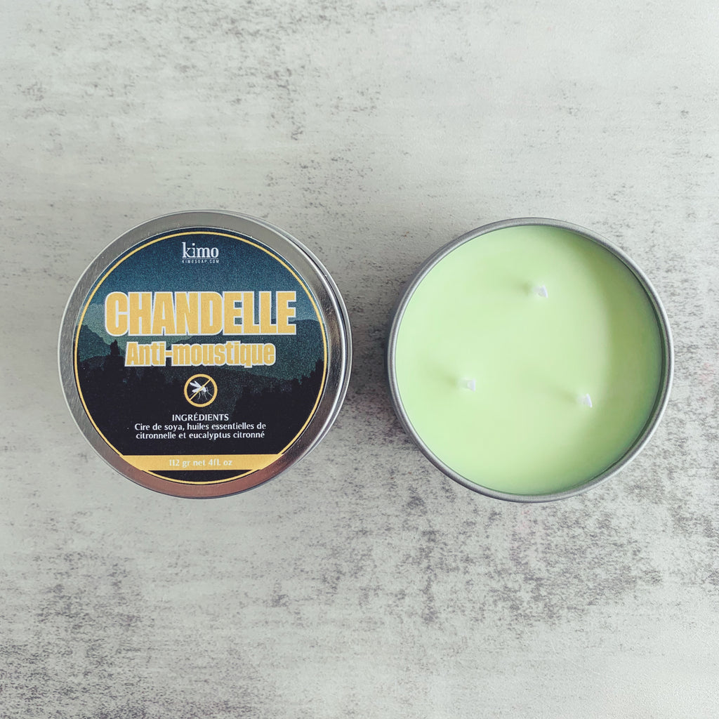 Bye Bye Insects Candle Lemongrass & Eucalyptus 100% Natural