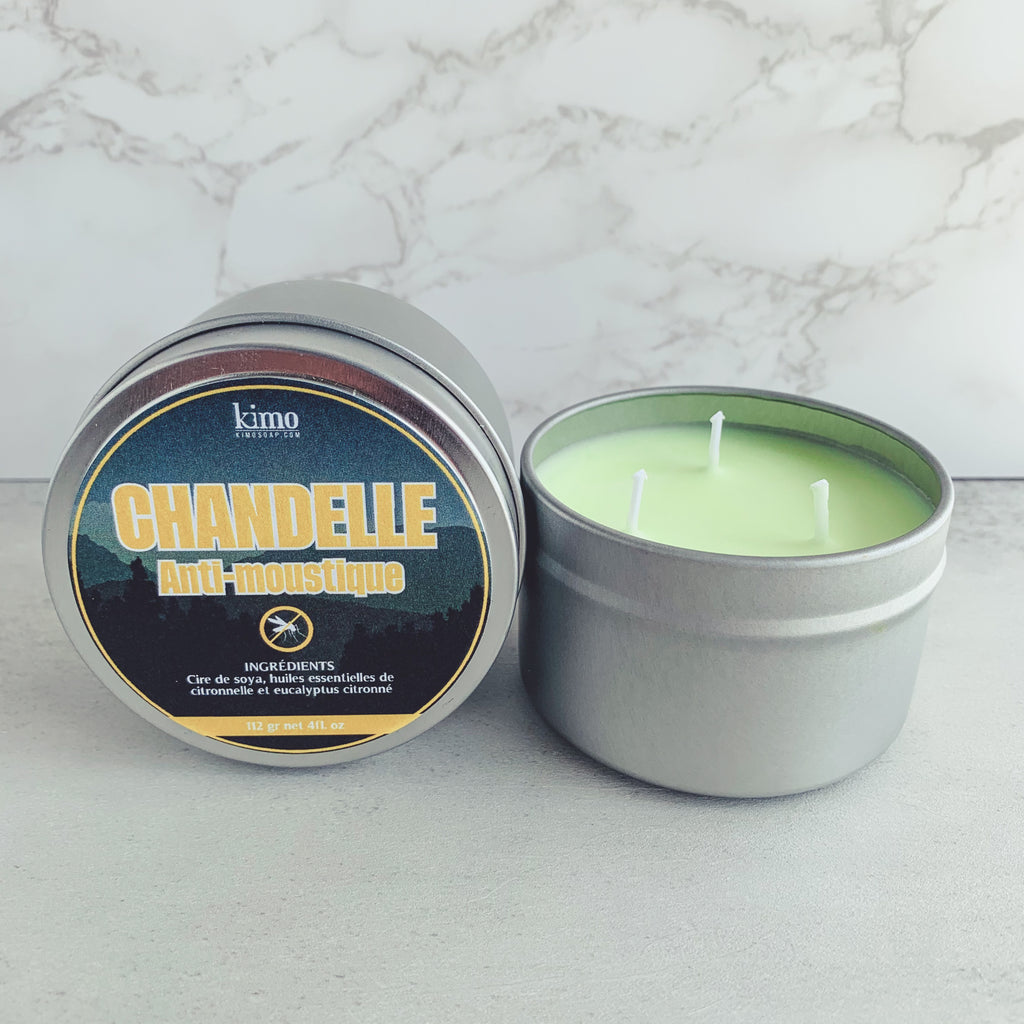 Chandelle Bye Bye Insects Citronnelle & Eucalyptus 100% Naturel