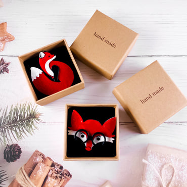 Broche Épingle Renard | Fox Pins Brooch - Kimo Soaps