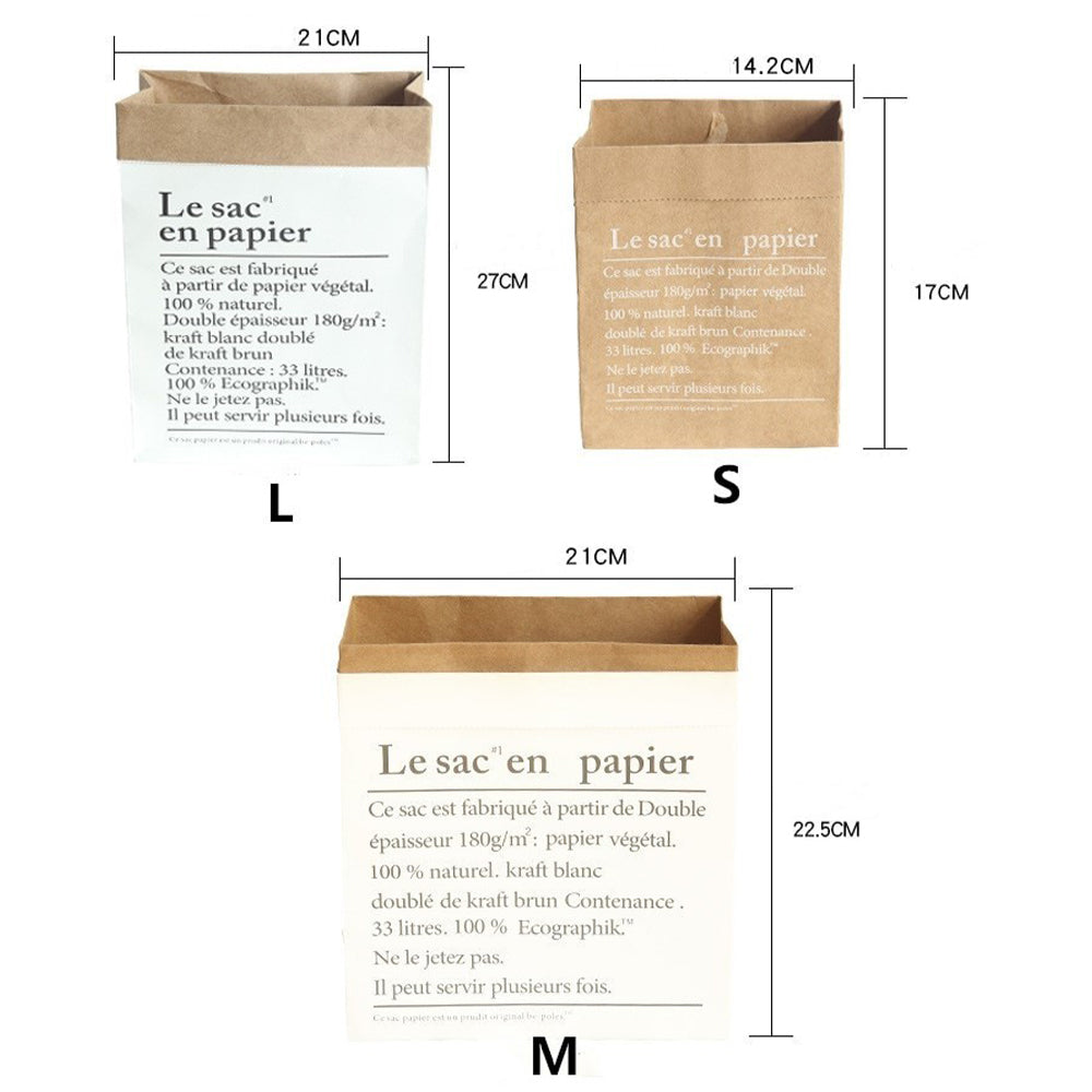 Le Sac en papier Kraft Lavable | Washable Kraft Paper Bag - Kimo Soaps
