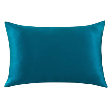 TAIE D'OREILLER EN SOIE 22 MOMMES - BLEU - Kimo Soaps