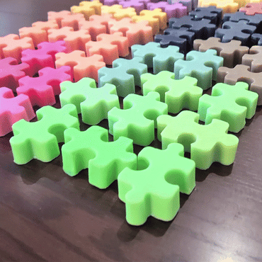 BOITE CADEAU DE  Savons PUZZLES  | GIFT BOX  OF PUZZLES - Kimo Soaps